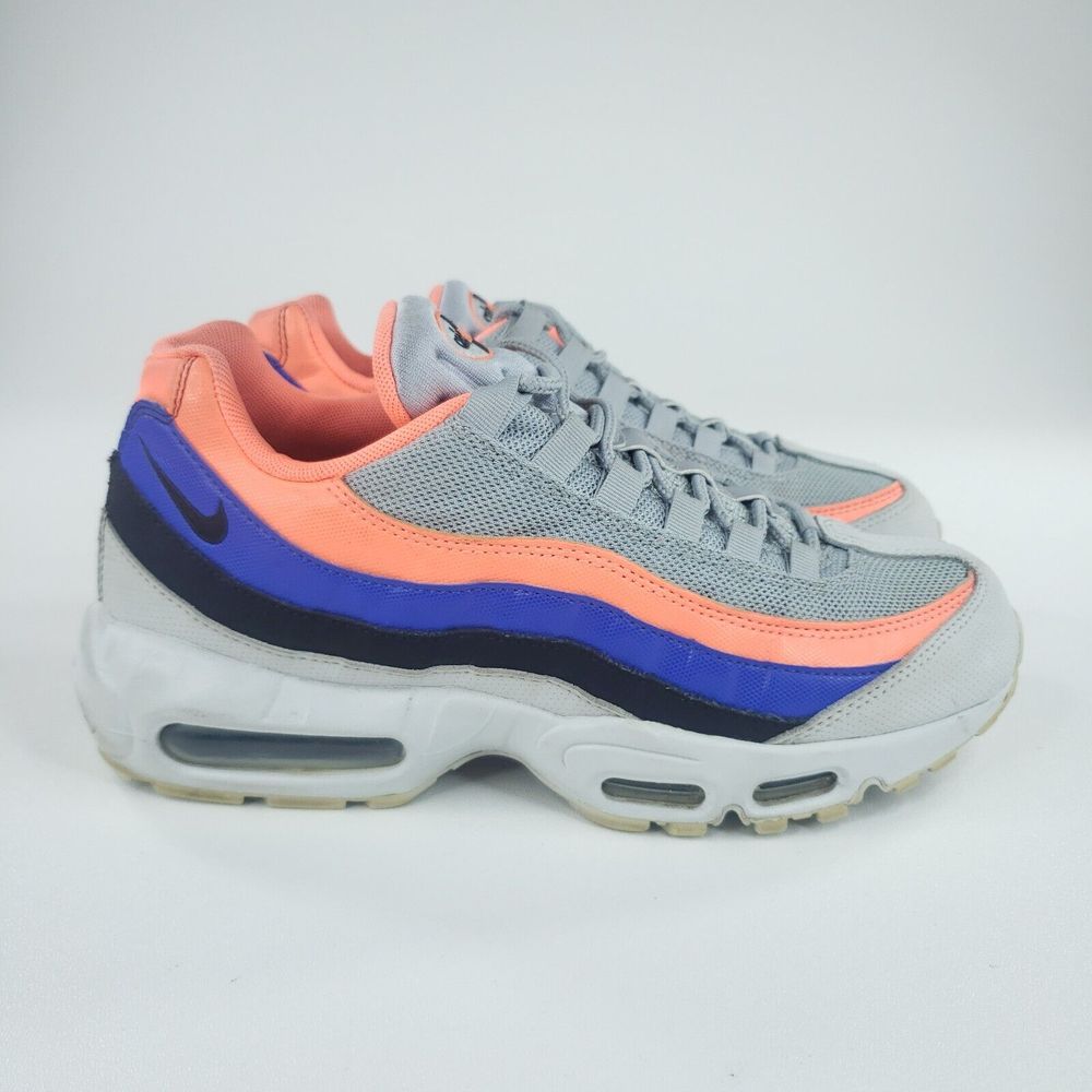 Nike Air Max 95 Essential Shoes Mens 8.5 Gray Black Pink Sneakers Trainers
